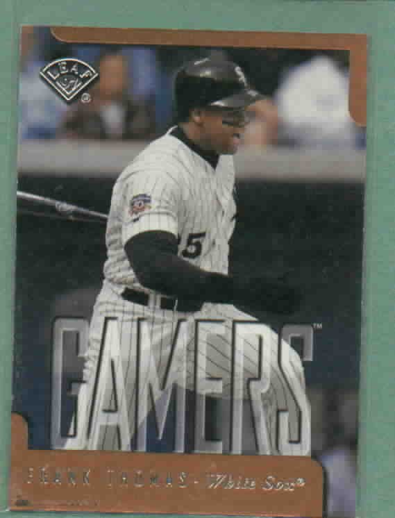 1997 Leaf Gamers Frank Thomas Chicago White Sox