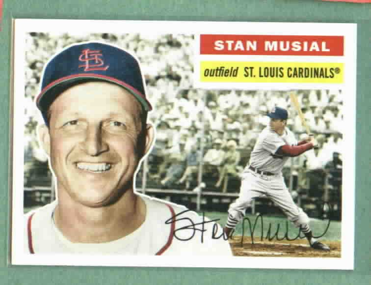 2011 Topps The Lost Cards Stan Musial St Louis Cardinals Insert