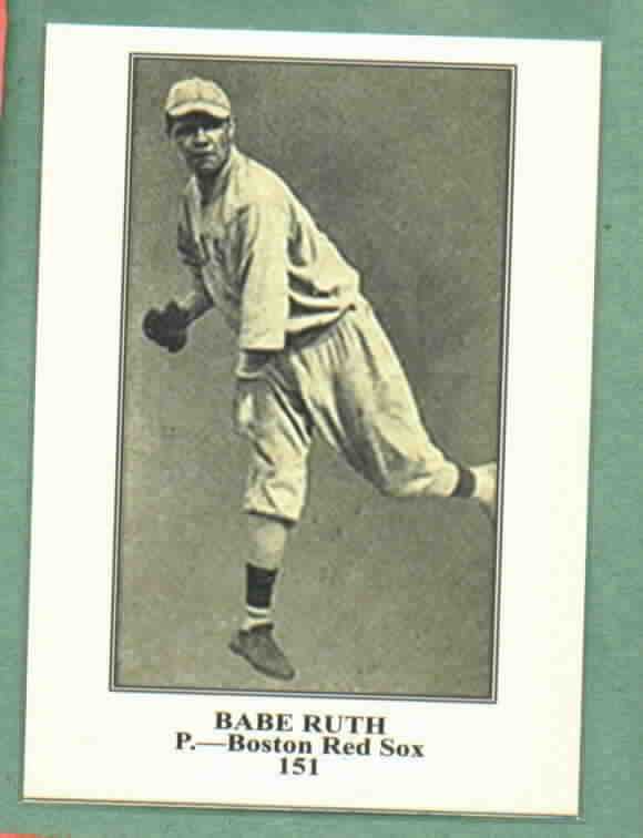 2011 Topps Sprtining News Insert Babe Ruth Boston Red Sox Yankees