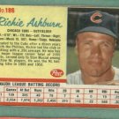 1962 Post Richie Ashburn Chicago Cubs #186