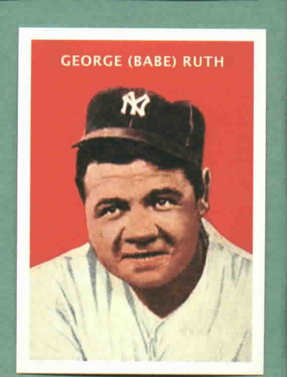 2011 Topps Babe Ruth 1932 US Carmel Reprint CMGR-2 New York Yankees Insert