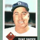 2011 Topps The Lost Cards 1953 Duke Snider Brooklyn Dodgers Insert