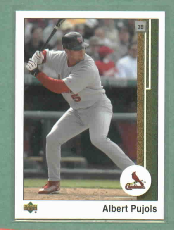 2002 Upper Deck Albert Pujols St. Louis Cardinals