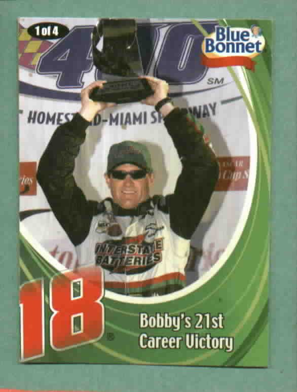 Oddball Blue Bonnet Bobby Labonte Nascar Card