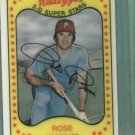 1981 Kelloggs Pete Rose Philidelphia Phillies # 63 No Cracks Oddball