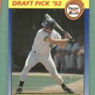 1992 Front Row Draft Pick Jason Giambi Oakland A's Yankees