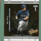 2004 Fleer Authentix Mark Teixeira Texas Rangers Yankees