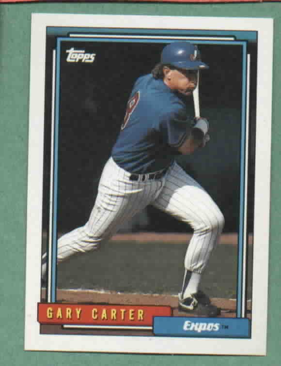 1992 Topps Traded Gary Carter Expos # 22T