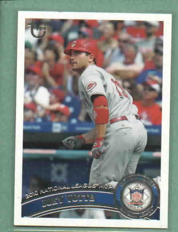 2011 Topps Target Gray Umbrella Joey Votto Cincinnatti Reds # 211 SP