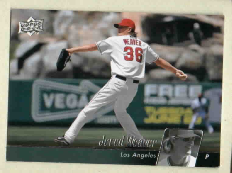 2010 Upper Deck Jared Weaver Angels #267