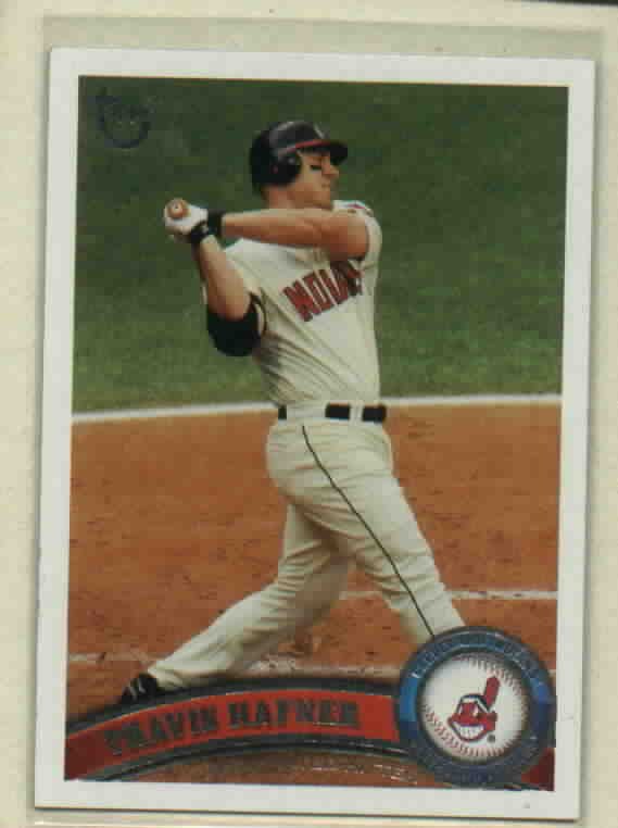 2011 Topps Target Retro Logo Travis Hafner Cleveland Indians