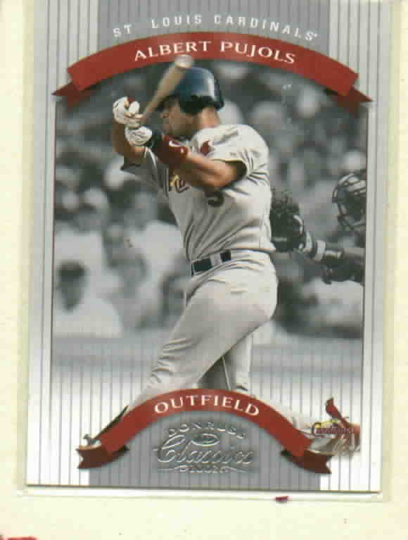 2002 Donruss Classics Albert Pujols St Louis Cardinals # 90