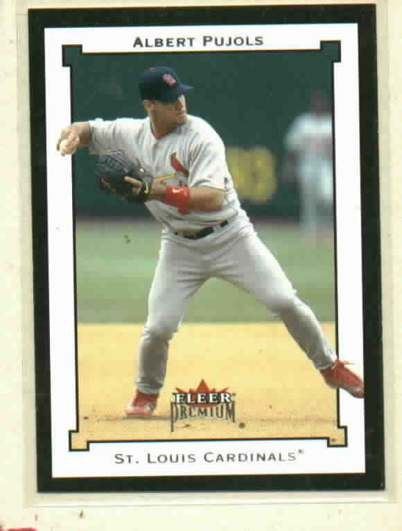 2002 Fleer Genuine Albert Pujols St Louis Cardinals # 193