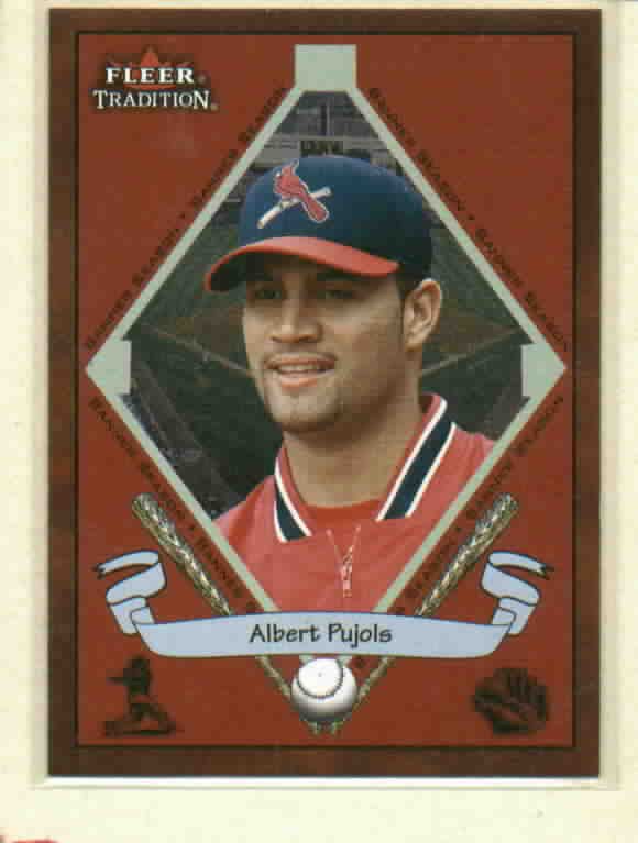 2002 Fleer Tradition Albert Pujols St Louis Cardinals # 474