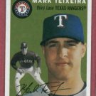 2003 Topps Heritage Mark Teixeira Texas Rangers New York Yankees Rookie # 95
