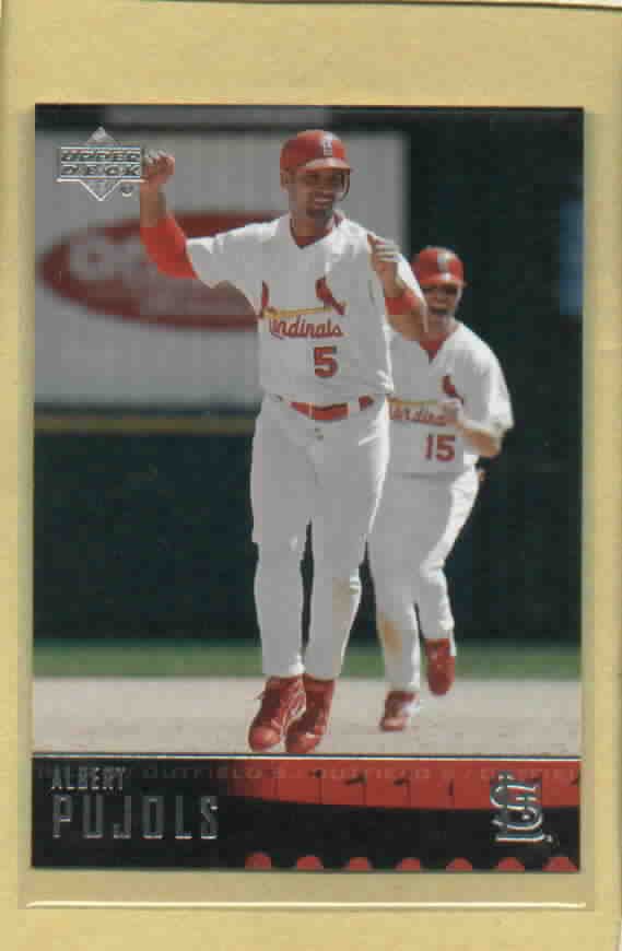 2004 Upper Deck Albert Pujols St. Louis Cardinals # 160