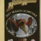2007 Frisco Rough Riders Pocket Schedule Texas Rangers Minor League Dr Pepper