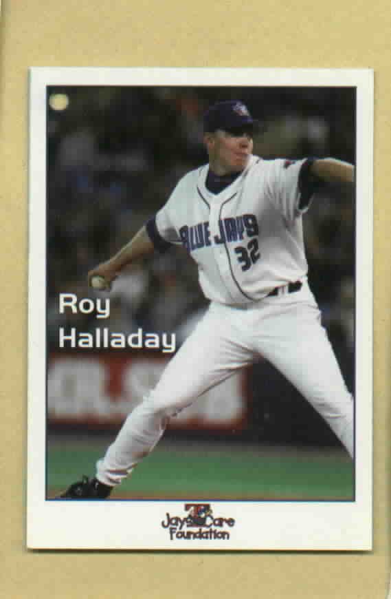 RARE 2003? Roy Halladay Jays Care Foundation Baseball Card Toronto Blue Jays