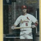2003 Playoff Absolute Memorabilia Albert Pujols St Louis Cardinals # 10