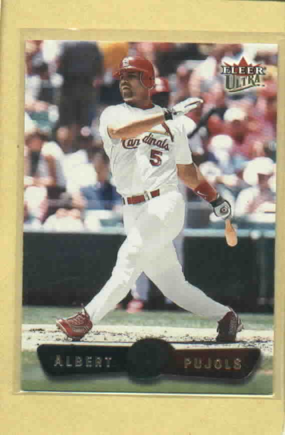 2002 Fleer Ultra Albert Pujols St Louis Cardinals # 56