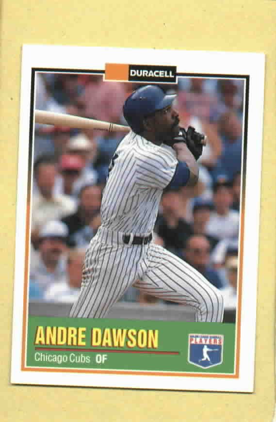 1993 Duracell Andre Dawson Chicago Cubs Oddball # 3