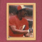 1984 Fleer Star Sticker Andre Dawson Montreal Expos Oddball # 18