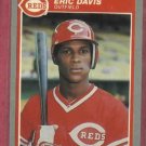 1985 Fleer Eric Davis Rookie Cincinnati Reds