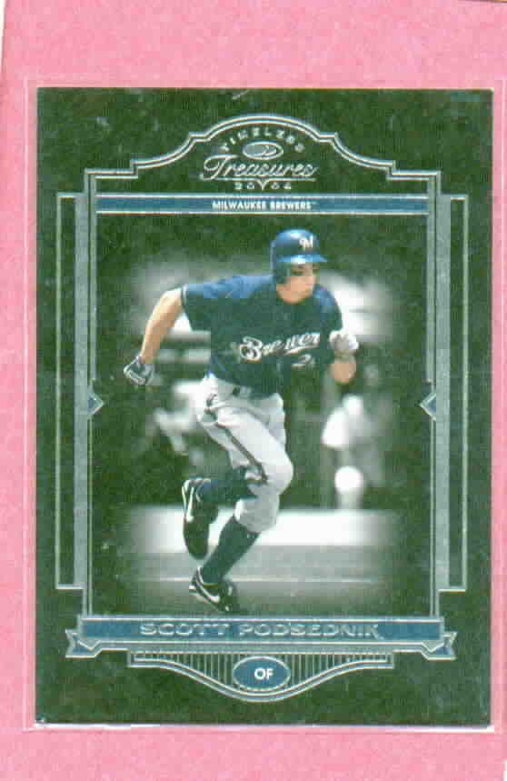 2004 Donruss Timeless Treasures Scott Posednik Milwaukee Brewers # 38 #D 998/999