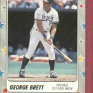 1988 Fleer Star Stickers George Brett Kansas City Royals Oddball