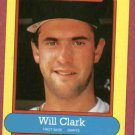 1988 Nestle Will Clark Baseball Card San Francisco Giants Oddball