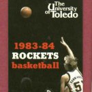 1983 84 University Of Toledo Rockets Basketball Pocket Schedule