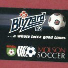 1982 Toronto Blizzard Soccer Pocket Schedule