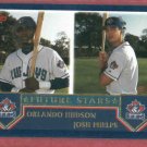 2003 Topps Orlando Hudson Josh Phelps Rookie Toronto Blue Jays # 326