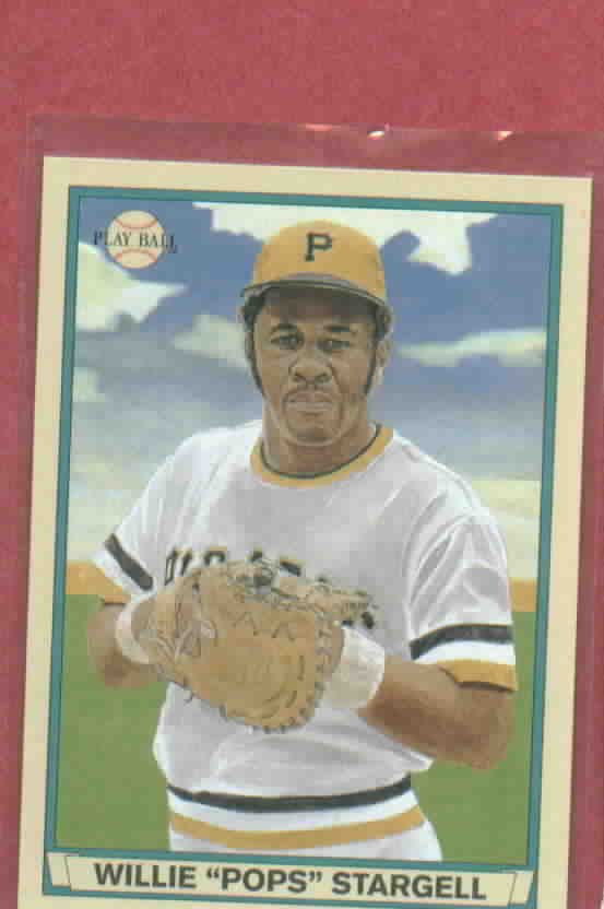 2003 Upper Deck Play Ball Willie Pops Stargell Red Back Pittsburgh Pirates # 57
