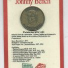 1989 Kahns Coin Johnny Bench Cincinnati Reds