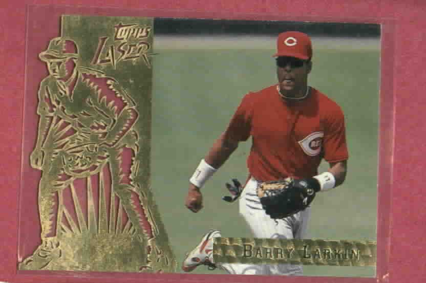 1996 Topps Laser Barry Larkin Cincinnati Reds # 84