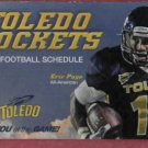 2011 University Of Toledo Rockets Pocket Football Schedule