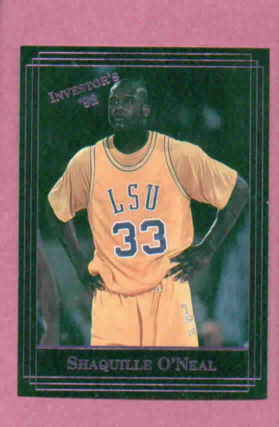 How Much Is A Shaquille O Neal Lsu Rookie Card Worth