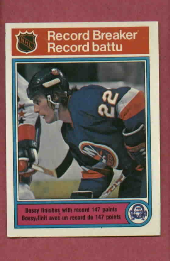 1982 83 O Pee Chee Mike Bossy Record Breaker # 2 New York Islanders