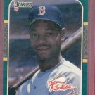 1987 Donruss The Rookies Ellis Burks Boston Red Sox # 5