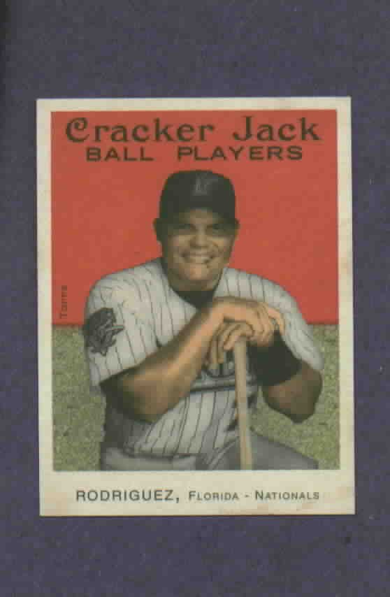 2004 Topps Cracker Jack Mini Ivan Rodriguez Florida Marlins # 234