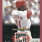 1997 Pinnacle X Press Swing For The Fences Barry Larkin Cincinnati Reds Oddball