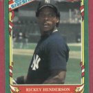 1985 Leaf Rickey Henderson Oakland A's # 208