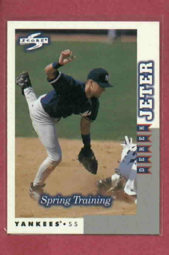 1998 Score Spring Training Derek Jeter New York Yankees # RT262