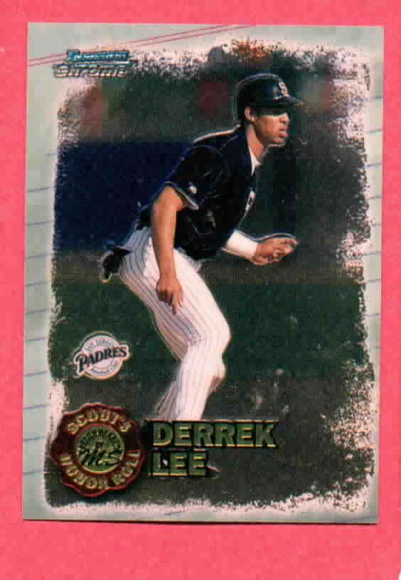 1997 Bowman Chrome Scouts Honor Roll Derrek Lee San Diego Padres Cubs