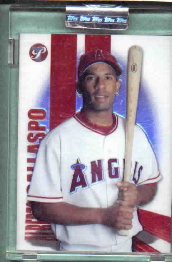2004 Topps Pristine Alberto Callaspo Uncirculated Refractor Angels Rookie #d / 999 # 116