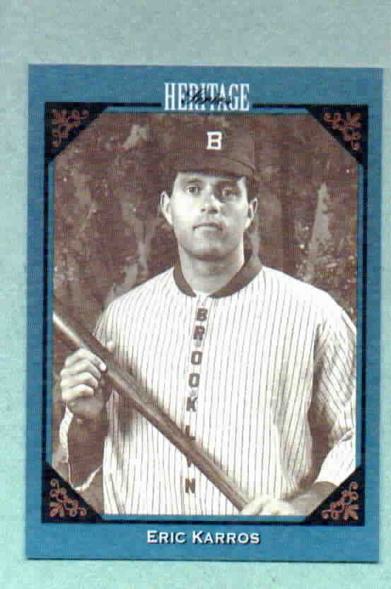 1993 Studio Heritage Eric Karros Los Angeles Dodgers # 10