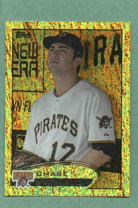 2012 Topps Gold SP Chase D' Arnaud Pittsburgh Pirates # 102 ERROR  No Second Base