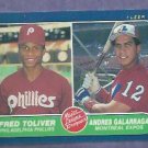 1986 Fleer Andres Galarraga ROOKIE Montreal Expos # 647