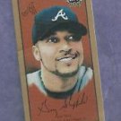 2003 Topps T205 Mini Sovereign Back Gary Sheffield Atlanta Braves #92